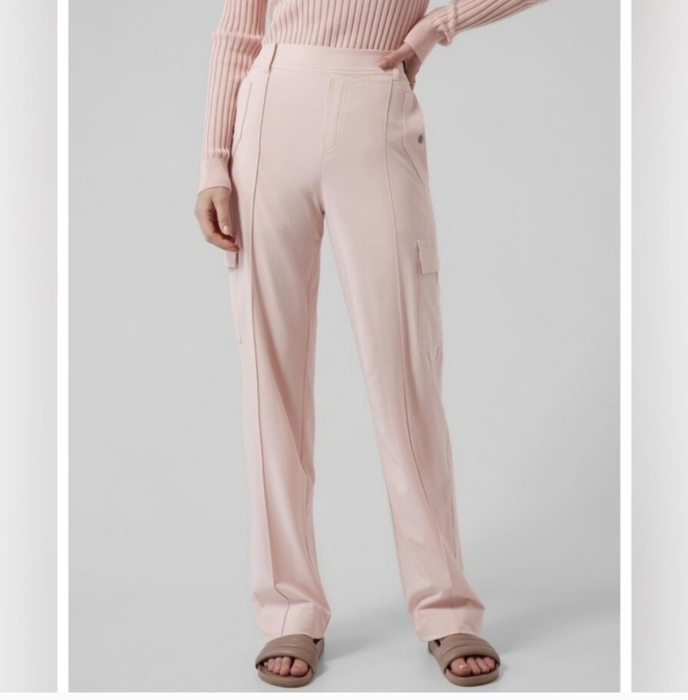 Athleta Blush Pink Women's Vienna Cargo Pants NWOT